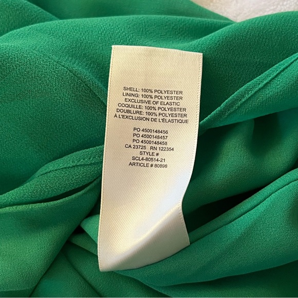 Aritzia Wilfred Genoa Midi Dress in Gloss Green - Picture 4 of 9